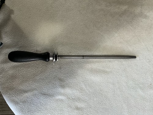 Vintage butchers steel knife - butchers,
