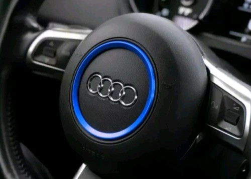 Blue steering wheel - steering,