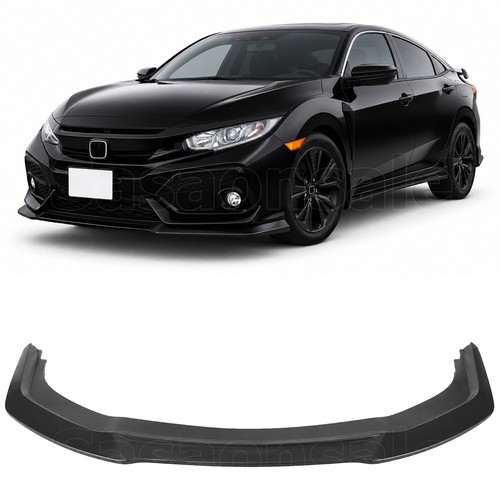 Front bumper lip spoiler - front, for