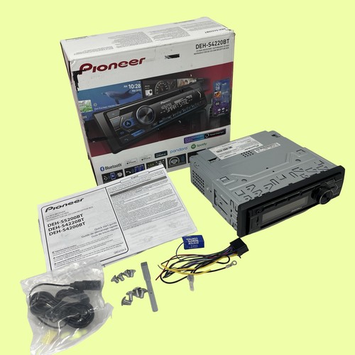 Pioneer deh s4220bt single din - pioneer,