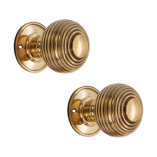 Door knob set vintage - door, beehive