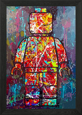 Lego Figure Abstract Art