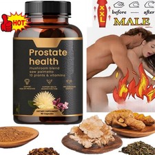 Prostate Health Capsules Support for Men’s Wellness 90pcs Natural Body Care F7R5