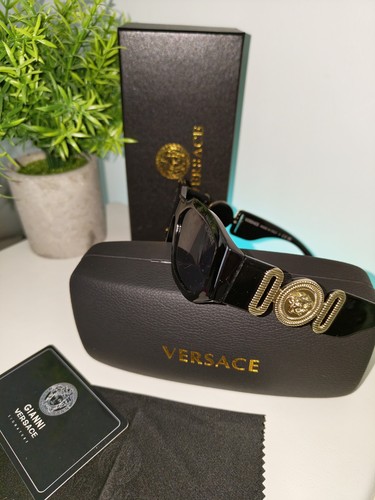 Versace sunglasses black - versace, gold