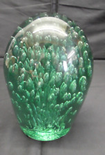 Antique Victorian Green Glass