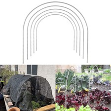 Gardening Plant Bend Stakes Greenhouse Galvanized Hoops Frame Tunnel Support UK