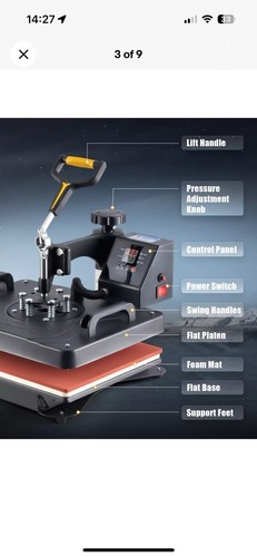 Heat press machine - press,