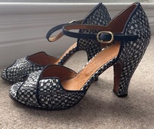 Chie Mihara Shoes Navy Mix