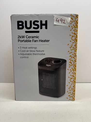 Bush 2kw ceramic - bush, heater