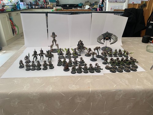 Warhammer 40k necrons painted - 40k,