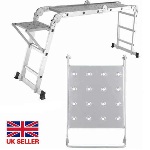 Folding step platform ladder - folding,