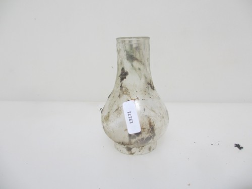 Vintage glass chimney shade - chimney,
