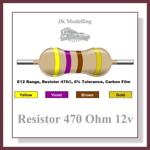 470 ohm resistors perfect - 470,