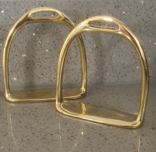 Pair rocking horse stirrups - pair,