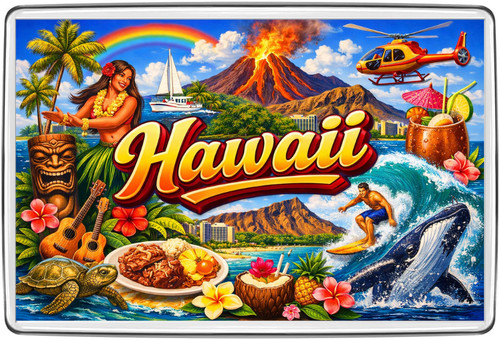 Hawaii rainbow volcano - hawaii, whale