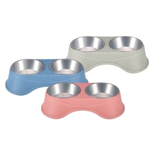 Dog bowls raised - dog,