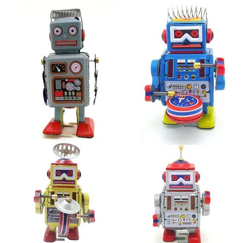 Robot tinplate wind toys - tinplate,