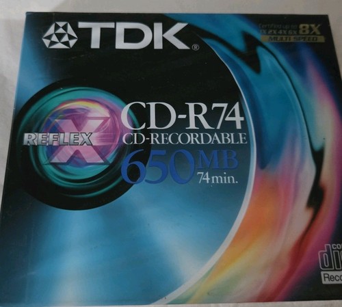 Tdk r74 recordable - cd-r74, cd-recordable