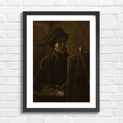 Vintage artist portrait - portrait, with