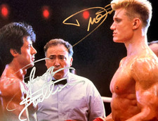 ROCKY IV (Dual Signed) 8x10"