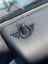 2 x Black Satin Metal Door Pin