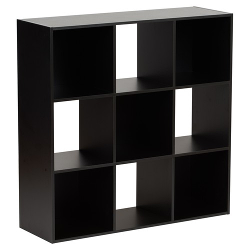 Black cube modular - black, square