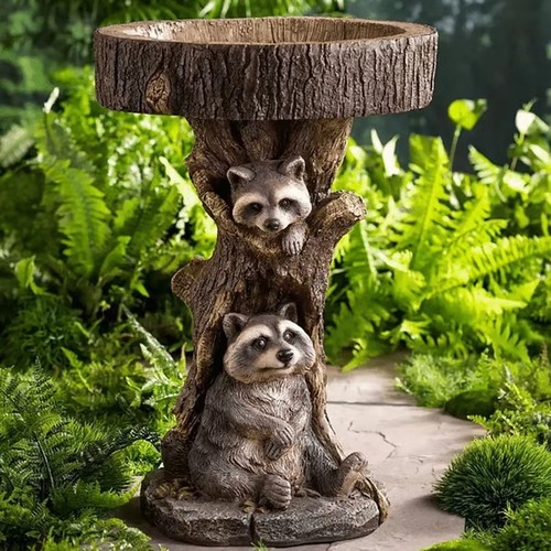 Bird bath feeder pedestal - feeder,