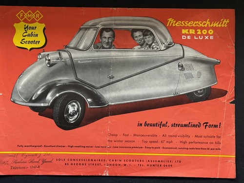 Messerschmitt kr200 and 201 - messerschmitt, kr