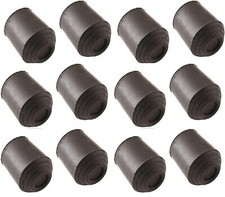 PACK OF 12 RUBBER FERRULES WALKING STICK / CANE / CRUTCH ENDS 13mm