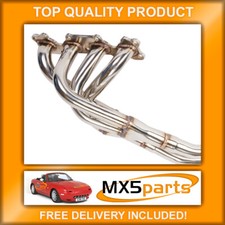 MX5 Parts Stainless Exhaust Manifold Header Down Pipe MX5 Mk1 NA 1.6 1989>1994