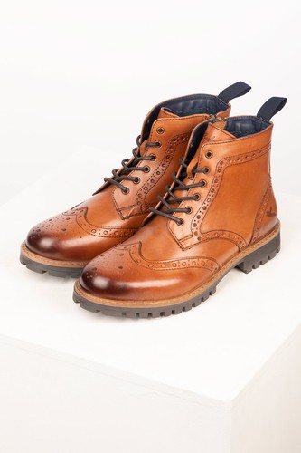 Men lace brogue mark - men's,