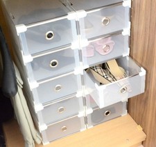 x10 Periea Clear Plastic Shoe