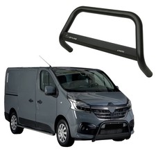 Black Bull Bar Nudge Bar For Vauxhall Vivaro 2014-Up Ø 63mm A-Bar EC Approved