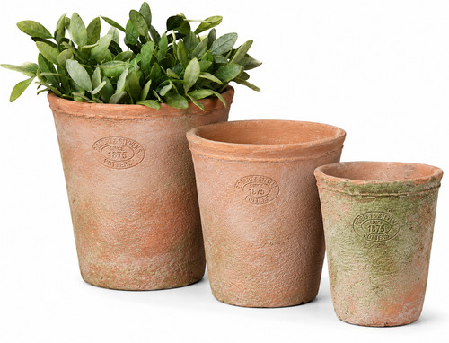 Aged terracotta clay - aged,