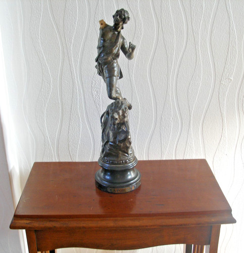 Antique spelter force - antique, la