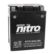 Motorcycle Battery Bike Ride On Mower ATV Scooter Battery  NTX14AH-BS YTX14AH-BS