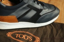 Tod's Tods Navy Blue Leather