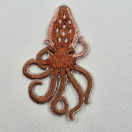 Octopus embroidered patch iron - embroidered,