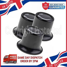 SET OF 3 EYE LOUPES JEWELLERS WATCHMAKER LENS MAGNIFYING MONOCLE EYEGLASS LOOP