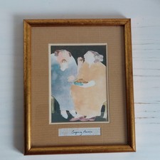 Erika Oller Conquering Anorexia Print Framed Glazed 27.5x22.5cm Humor Funny Art