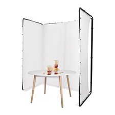 Photography Backdrop Stand+White Cloth Kit For Photo Studio Background Decor