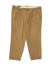 ORVIS Mens Straight Chino Trousers W46 L29 Beige Cotton AS03