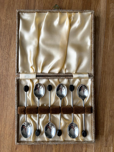 Vintage epns black coffee - vintage, bean