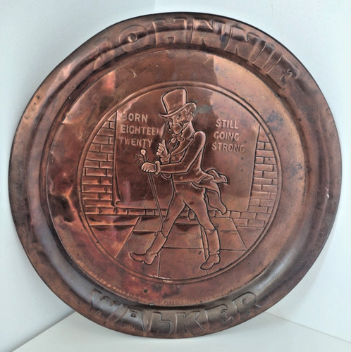 Vintage johnnie walker copper - walker,
