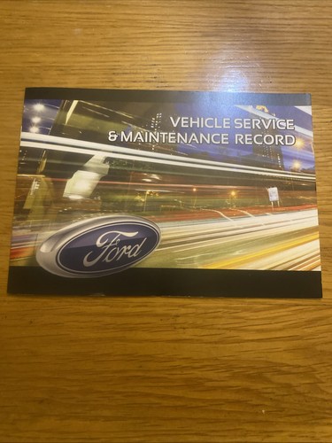 Ford service book stamped - ford,