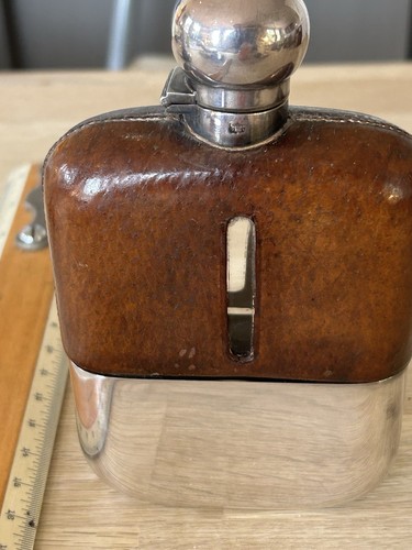 Antique vintage hip flask - antique/vintage,