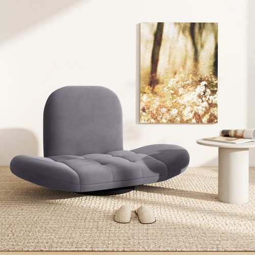 Swivel floor chair folding - chair,