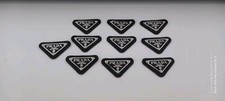 10 X Prada Logo Badge Emblem