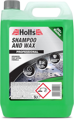Holts car shampoo wax - &, streak