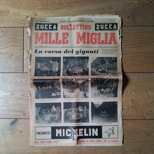 Mille miglia 1952 bollettinol - 1952,